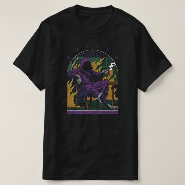 T-shirt Faucheuse Sullen Grim (Design devant)