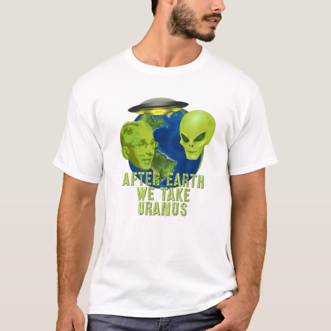 T-shirt Fauci Alien OVNI Espace Extérieur Amusant Ant Cons (Devant)