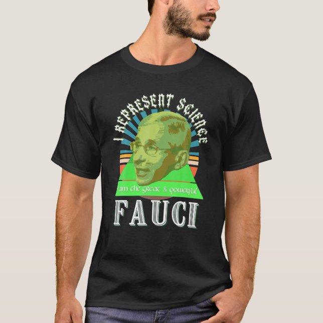 T-shirt Fauci Représenter L'Assistant Science Masque Anti  (Devant)