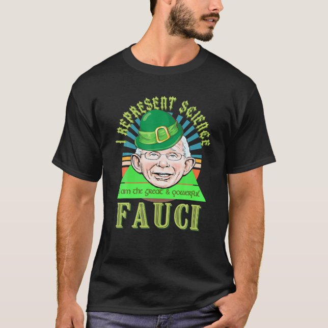 T-shirt Fauci Représenter L'Assistant Science Masque Anti  (Devant)