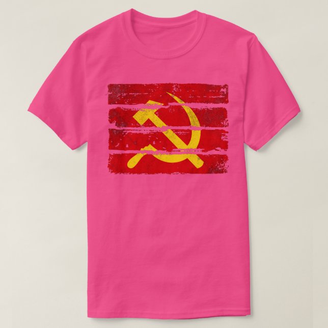 T-shirt Faucille marteau Union soviétique communisme1 (Design devant)