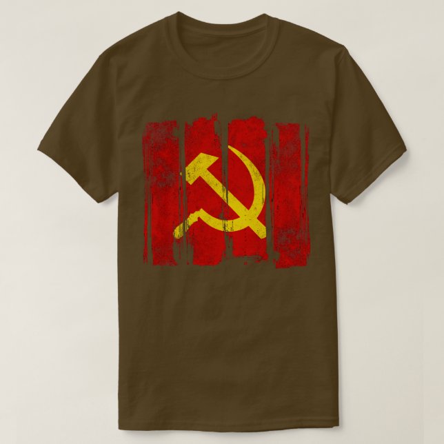 T-shirt Faucille marteau Union soviétique communisme2 (Design devant)