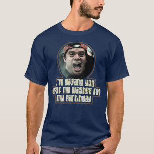 T-shirt Faucon du beurre d'arachide voeux d'anniversaire