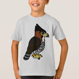 T-shirt Faucon-Eagle fleuri
