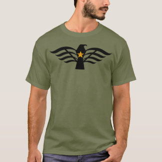 T-shirt Faucon étoilé d'or de Superhero