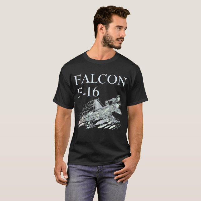 T-shirt Faucon F-16 (Devant entier)