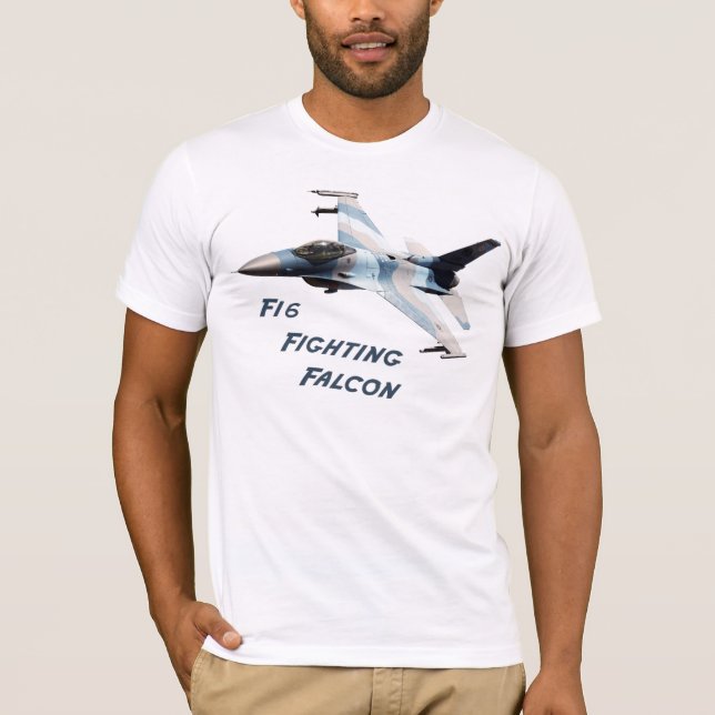 T-shirt Faucon F-16 de combat (Devant)