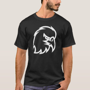T-shirt Faucon Hawk Aigle Oiseau Tête Animal Hommes Femmes