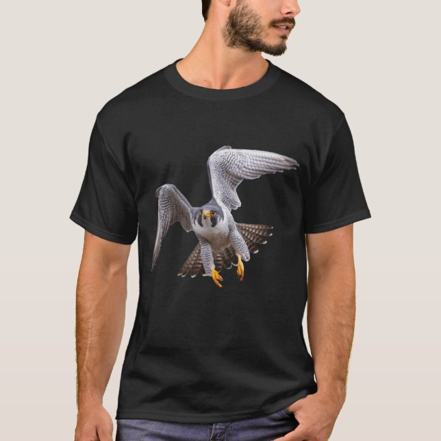 T-shirt Faucon pèlerin volant (Devant)