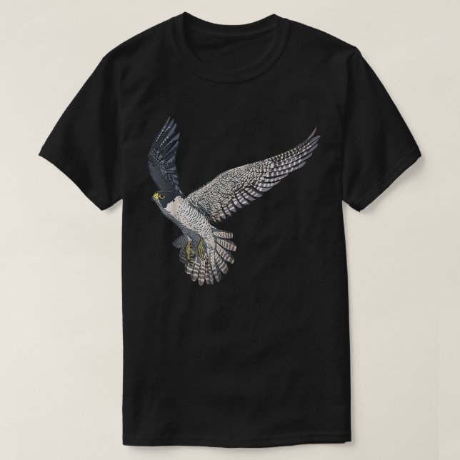 T-shirt Faucon pèlerin volant (Design devant)