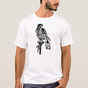 T-shirt Faucon sur la perche de bloc