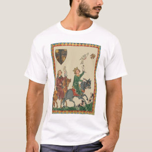 T-shirt Fauconnerie, Codex Manesse du XIVe siècle