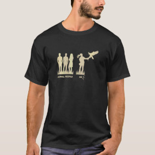 T-shirt Fauconnerie féminine Ornithologie Ornithologue Fau