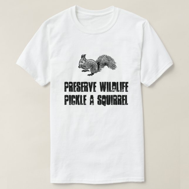 T-shirt Faune de conserve (Design devant)