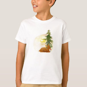 T-shirt Faune de la forêt d'aquarelles