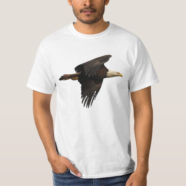 T-shirt faune de l'aigle à tête volante (Devant)