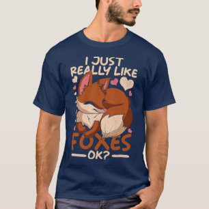 T-shirt Faune Fox Lover Fundy Forêt Animal Fox