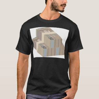 T-shirt Fausses piles d'argent