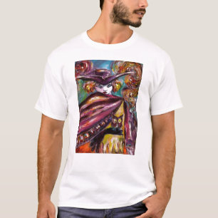 T-shirt FAUST / Masque mystérieux avec Tricorne et Chouett