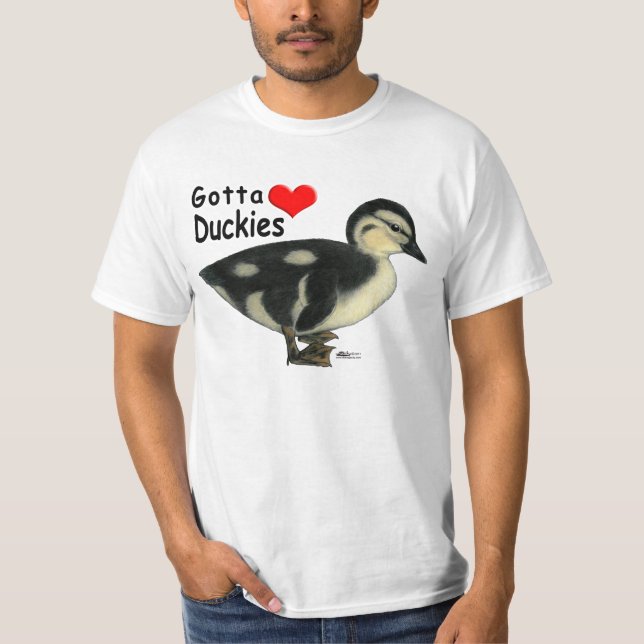 T-shirt Faut adorer les canetons (Devant)