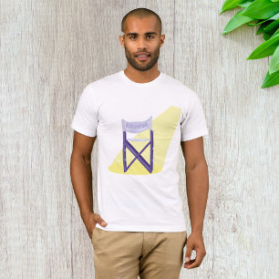 T-shirt Fauteuil de réalisateurs de cinéma Violet avec pro