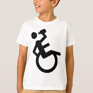 T-shirt fauteuil roulant pour fauteuil roulant