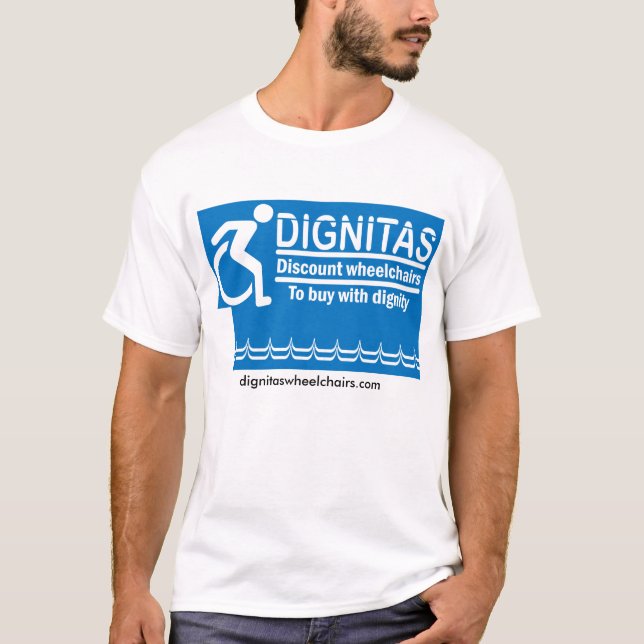T-shirt Fauteuils roulants T de remise de Dignitas (Devant)