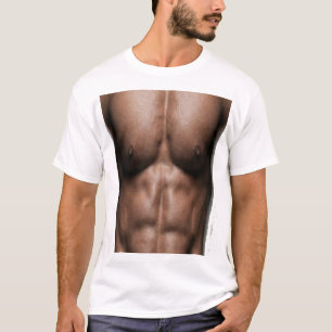 T-shirt Faux Abdominaux Drôles Humour de Gym