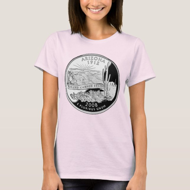T-shirt Faux Arizona State Quarter Grand Canyon State (Devant)