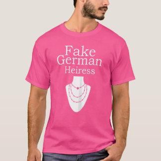 T-shirt Faux bijoux en hélire allemande