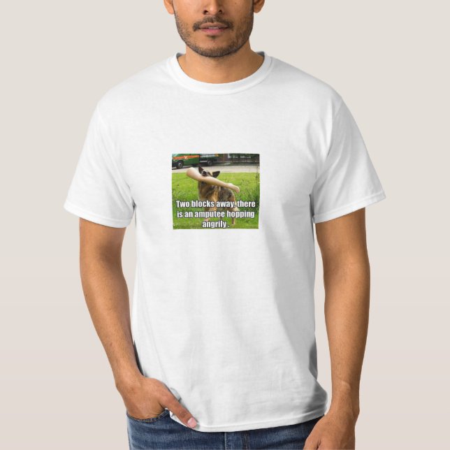 T-shirt Faux chien de jambe (Devant)