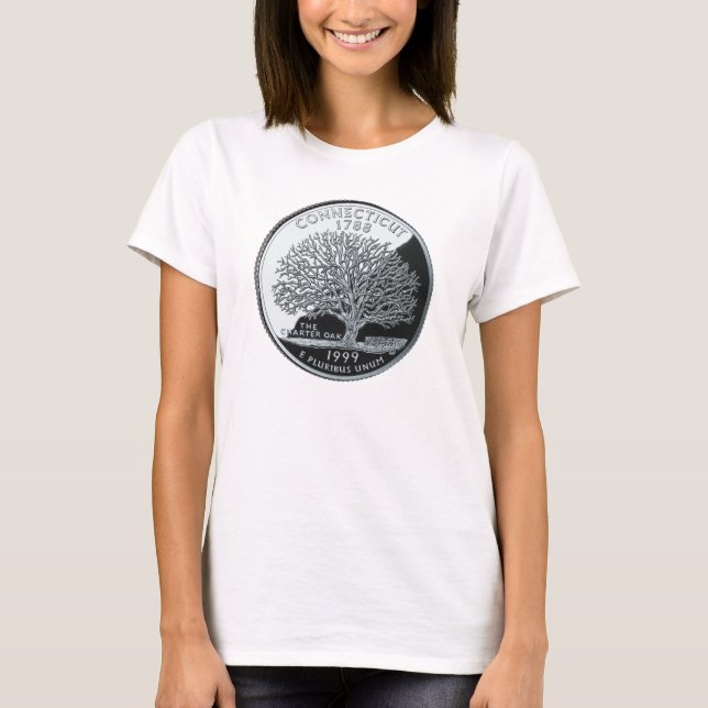 T-shirt Faux Connecticut State (Devant)