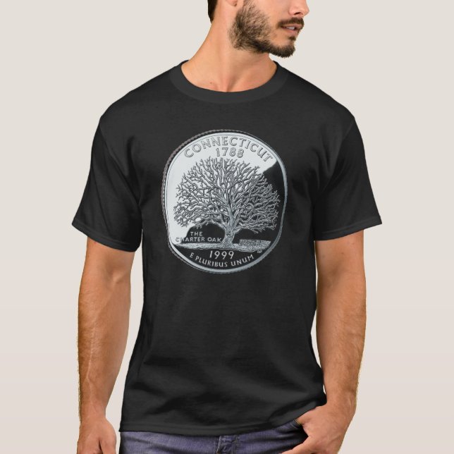 T-shirt Faux Connecticut State (Devant)