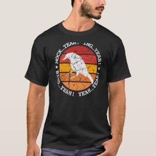 T-shirt Faux Ouais Ing Ouais Oiseau Ouais Dumb Retro Mocki