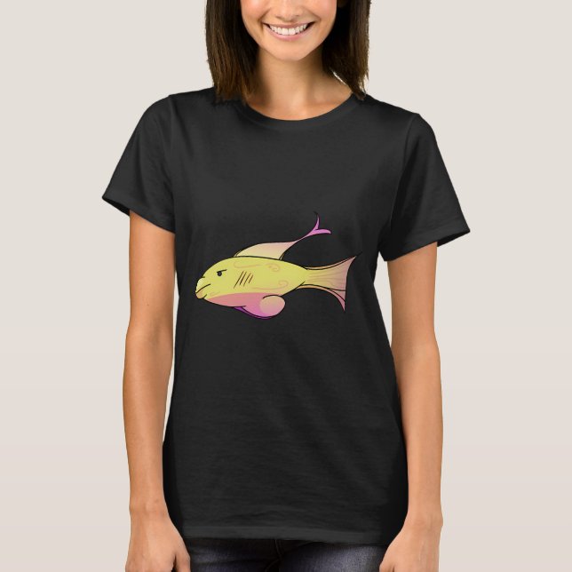 T-shirt Faux Poisson-Perroquet (Devant)