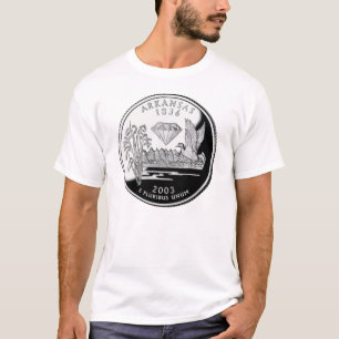 T-shirt Faux State Quarter Crater of Diamonds