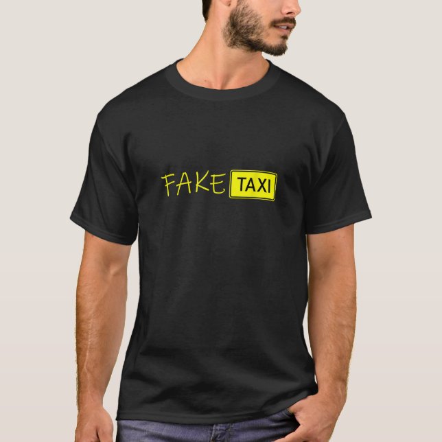 T-shirt Faux Taxi Mème drôle (Devant)
