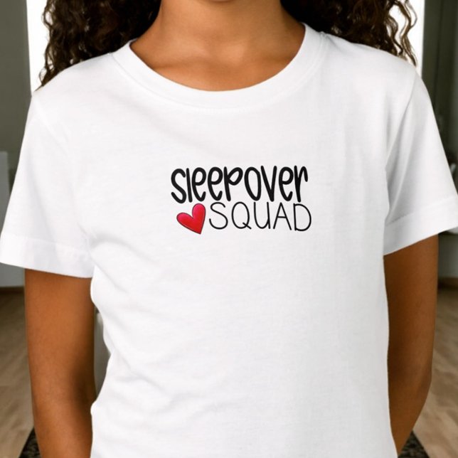 T-Shirt Faveur de fête du cœur du Squad de nuitée (Créateur téléchargé)