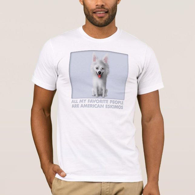 T-shirt Favori esquimau américain (Devant)