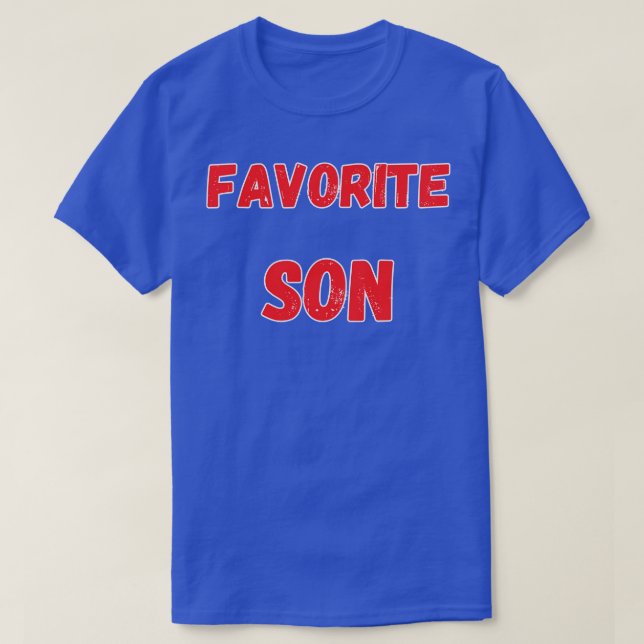 T-shirt Favori Fils Design (Design devant)