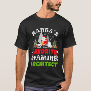 T-shirt Favori Marine Architect Funny Christmas