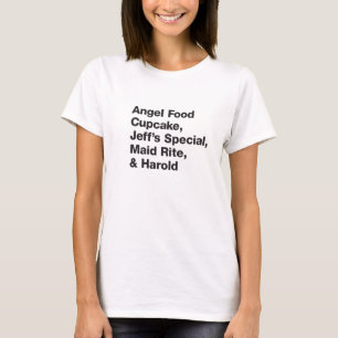 T-shirt Favoris de cuisine locale de qualité