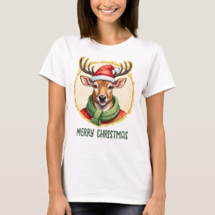 T-shirt Favoris de Noël animal amusant - Cerf 2