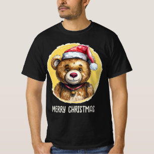 T-shirt Favoris de Noël animal amusant - Ours en peluche 1