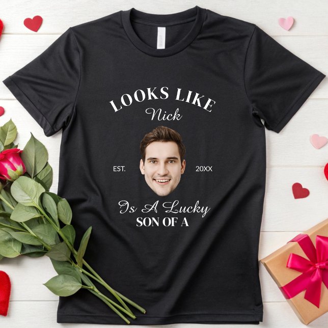 T-shirt Favors de mariage personnalisés avec visage pour l (Créateur téléchargé)