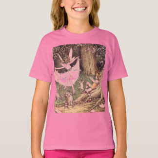 T-shirt FAY vintage FAIRY - PINKIE DANCING FAIRY