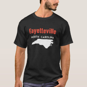 T-shirt Fayetteville Caroline du Nord États-Unis Amérique