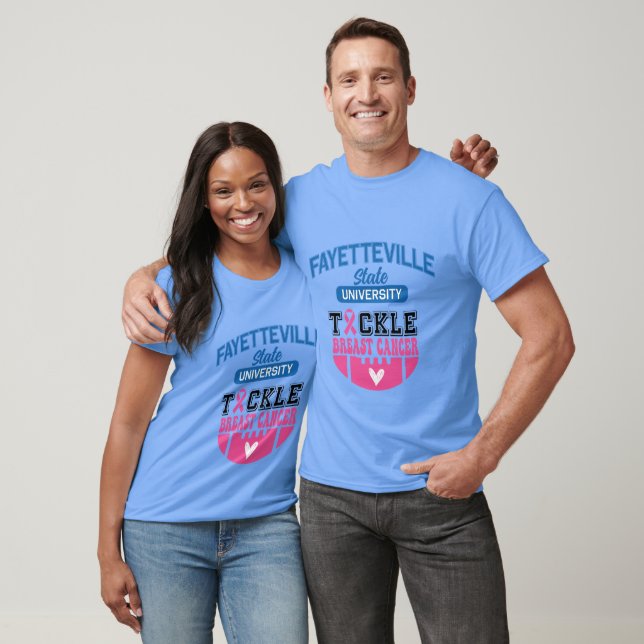 T-shirt Fayetteville State University Lutte contre le canc (Unisexe)