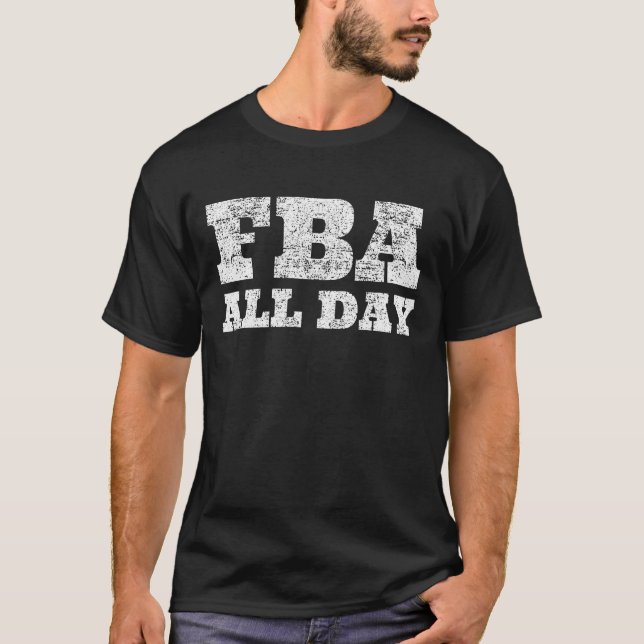 T-shirt FBA toute la journée Histoire Fondamentale América (Devant)
