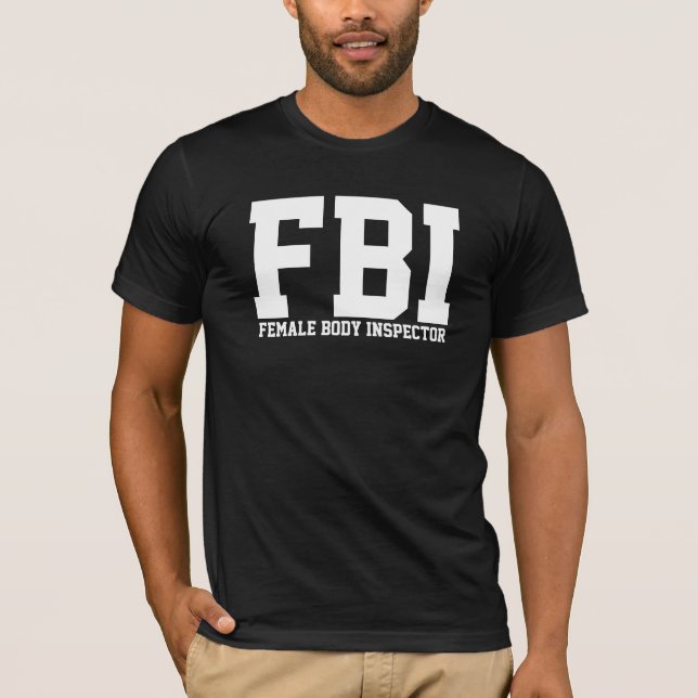 T-SHIRT FBI (Devant)